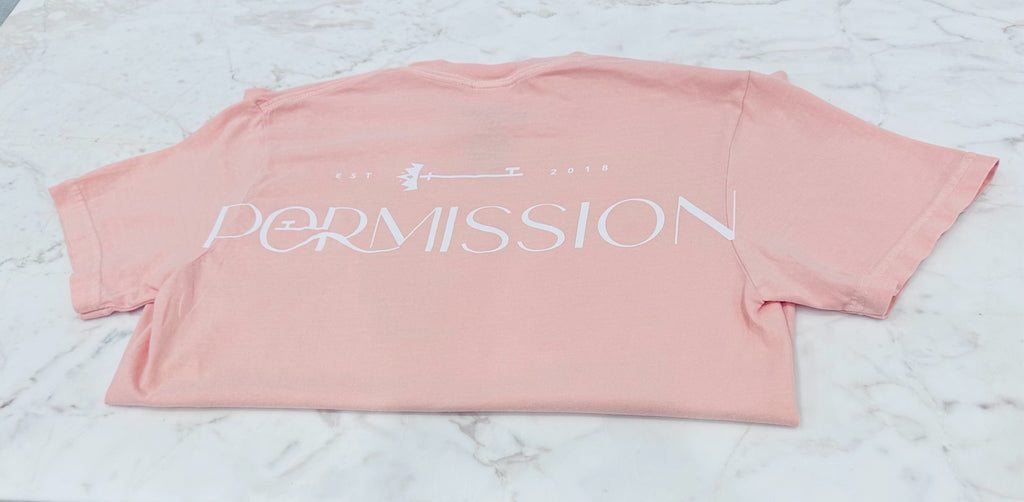 Permission tee (blush)